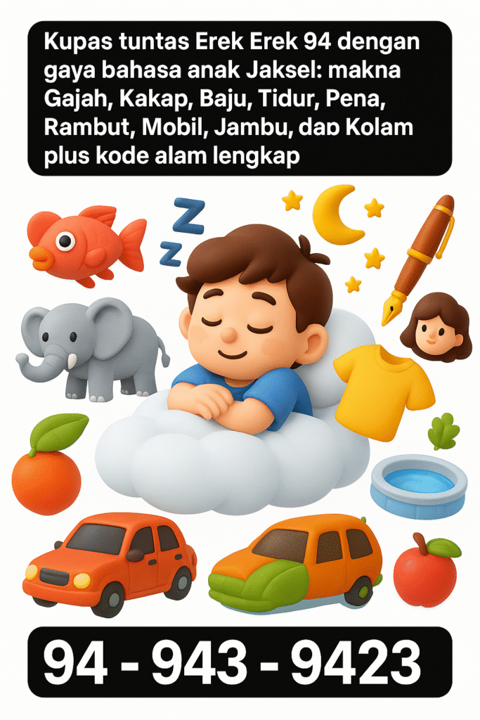 Rahasia Powerful Erek Erek 94: Tafsir Gajah sampai Kolam yang Bikin Penasaran!