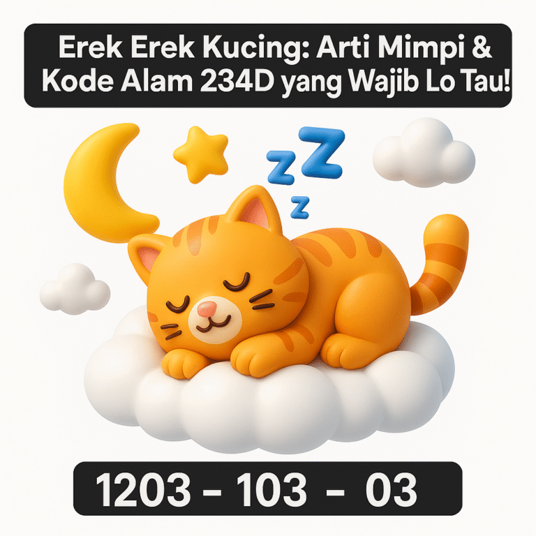 Erek Erek Kucing: Arti Mimpi & Kode Alam 234D yang Wajib Lo Tau!