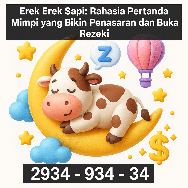 Erek Erek Sapi: Rahasia Pertanda Mimpi yang Bikin Penasaran dan Buka Rezeki