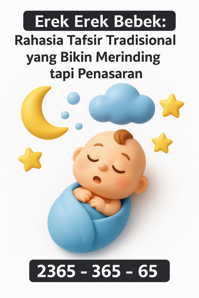 Erek Erek Bebek: Rahasia Tafsir Tradisional yang Bikin Merinding tapi Penasaran