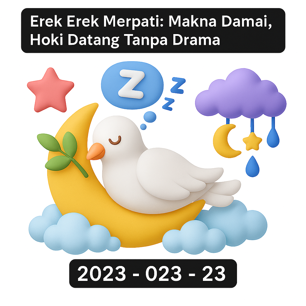 Erek Erek Merpati: Makna Damai, Hoki Datang Tanpa Drama