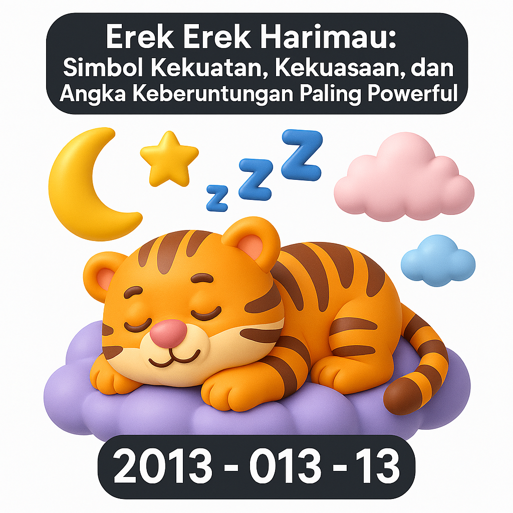 Erek Erek Harimau: Simbol Kekuatan, Kekuasaan, dan Angka Keberuntungan Paling Powerful