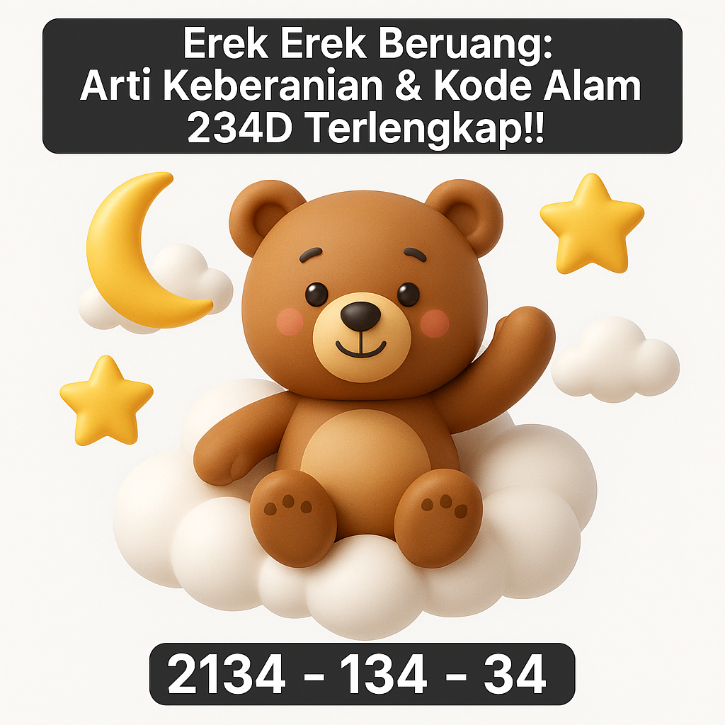 Erek Erek Beruang: Arti Keberanian & Kode Alam 234D Terlengkap!