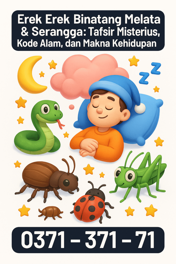 Erek Erek Binatang Melata & Serangga: Tafsir Misterius, Kode Alam, dan Makna Kehidupan