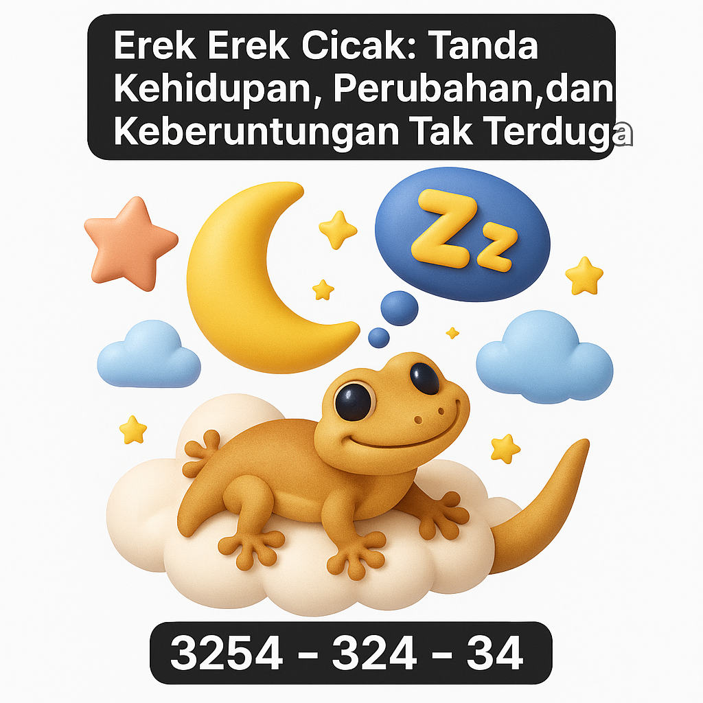 Erek Erek Cicak: Tanda Kehidupan, Perubahan, dan Keberuntungan Tak Terduga