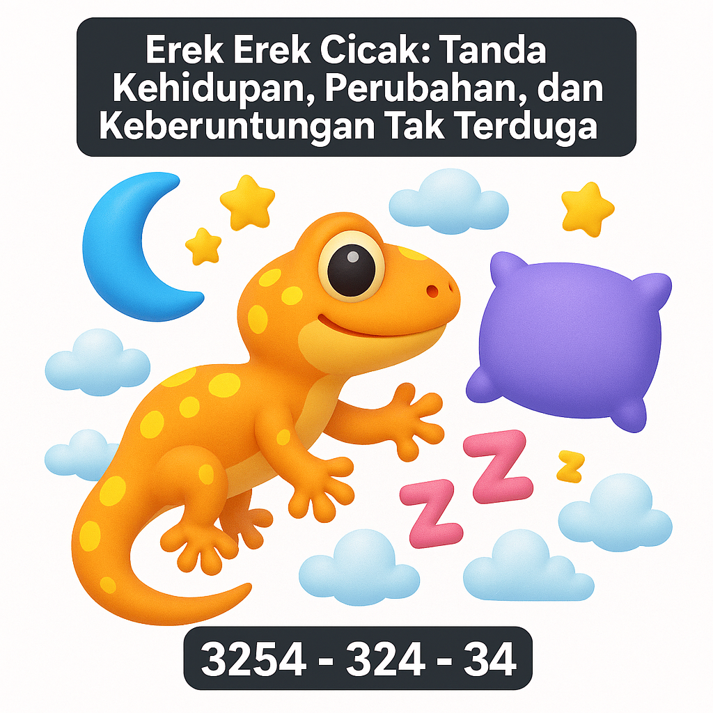 Erek Erek Cicak: Tanda Kehidupan, Perubahan, dan Keberuntungan Tak Terduga