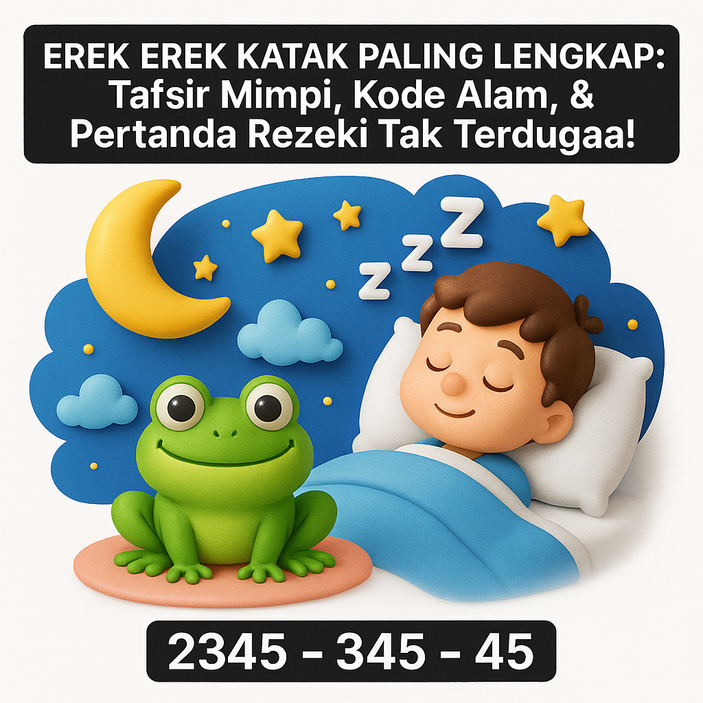 Erek Erek Katak Paling Lengkap: Tafsir Mimpi, Kode Alam, & Pertanda Rezeki Tak Terduga