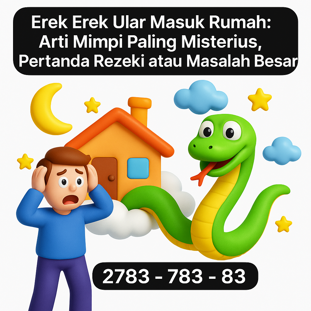 Erek Erek Ular Masuk Rumah: Arti Mimpi Paling Misterius, Pertanda Rezeki atau Masalah Besar?