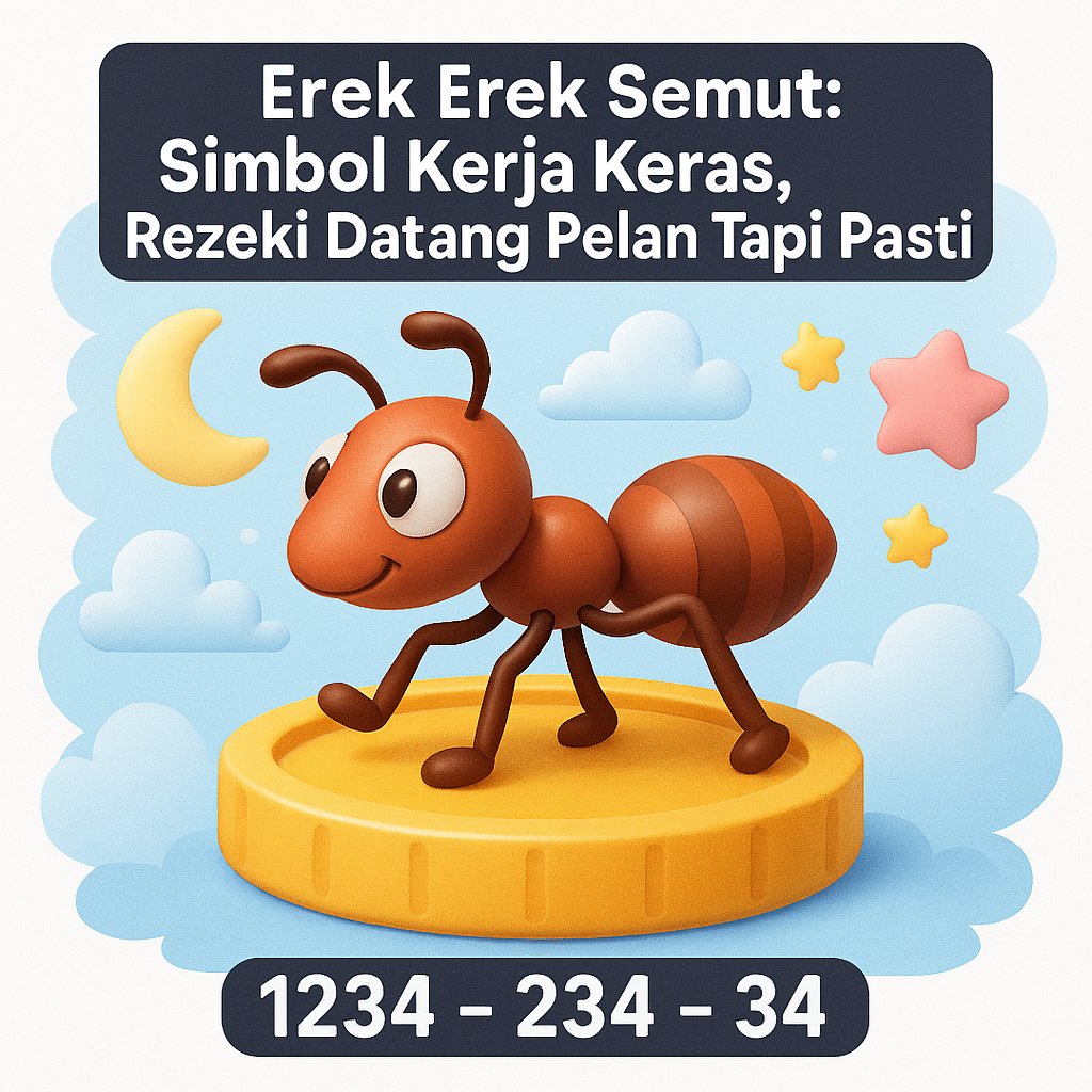 Erek Erek Semut: Simbol Kerja Keras, Rezeki Datang Pelan Tapi Pasti