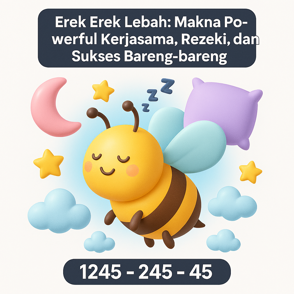 Erek Erek Lebah: Makna Powerful Kerjasama, Rezeki, dan Sukses Bareng-bareng