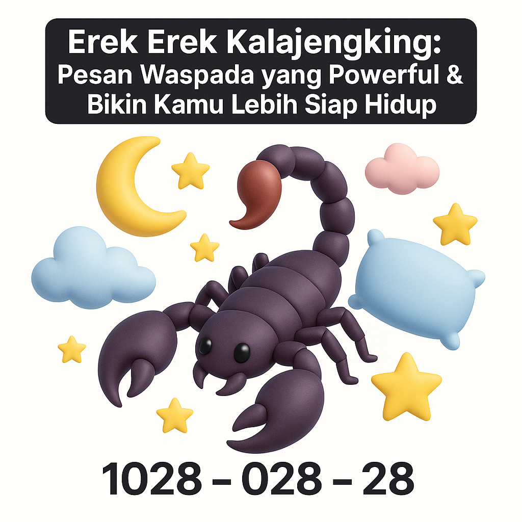 Erek Erek Kalajengking: Pesan Waspada yang Powerful & Bikin Kamu Lebih Siap Hidup