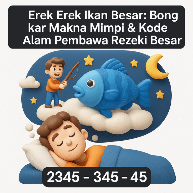 Erek Erek Ikan Besar: Bongkar Makna Mimpi & Kode Alam Pembawa Rezeki Besar