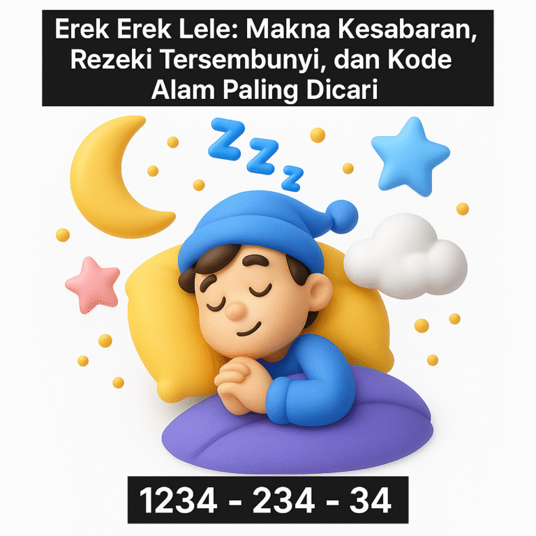 Erek Erek Lele: Makna Kesabaran, Rezeki Tersembunyi, dan Kode Alam Paling Dicari