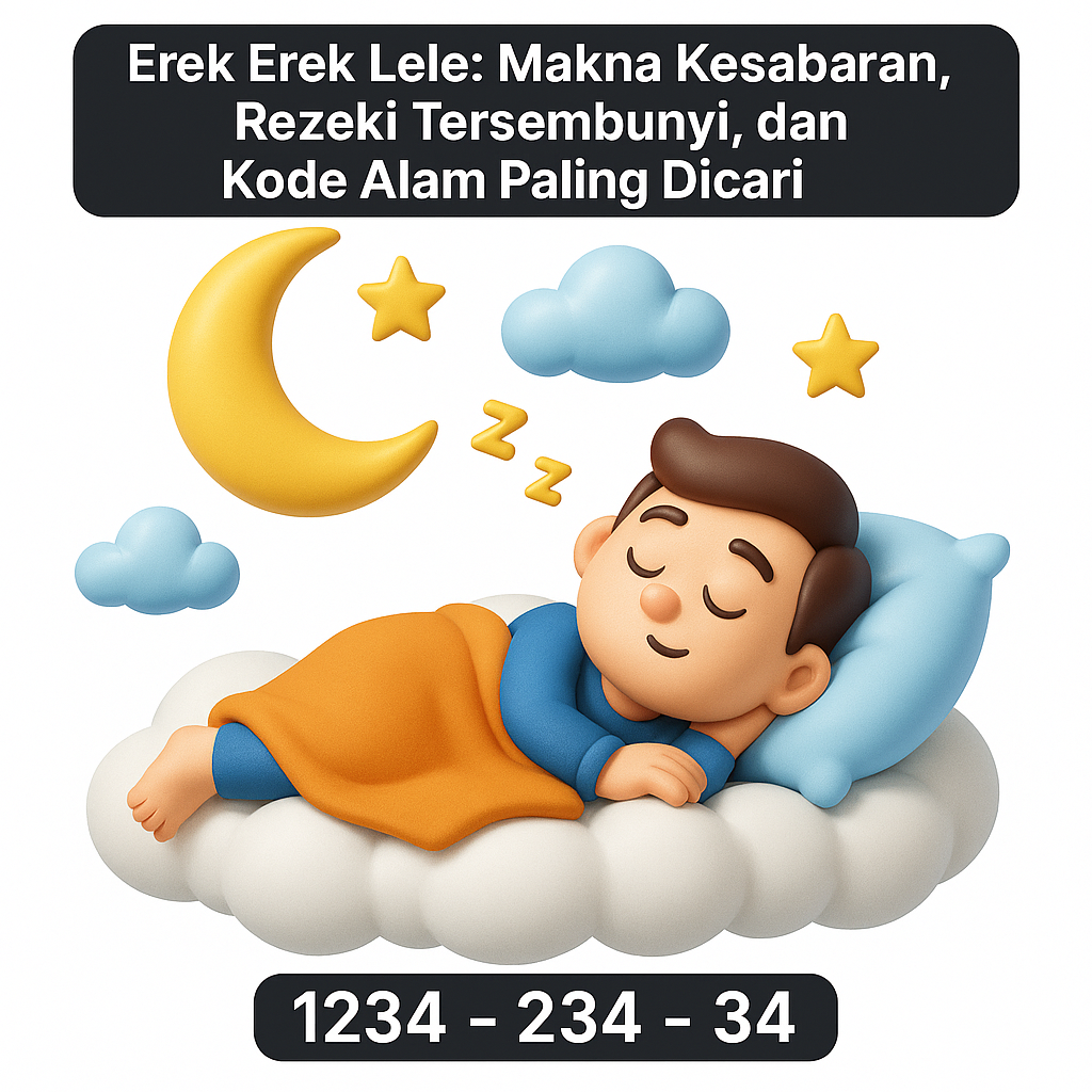 Erek Erek Lele: Makna Kesabaran, Rezeki Tersembunyi, dan Kode Alam Paling Dicari
