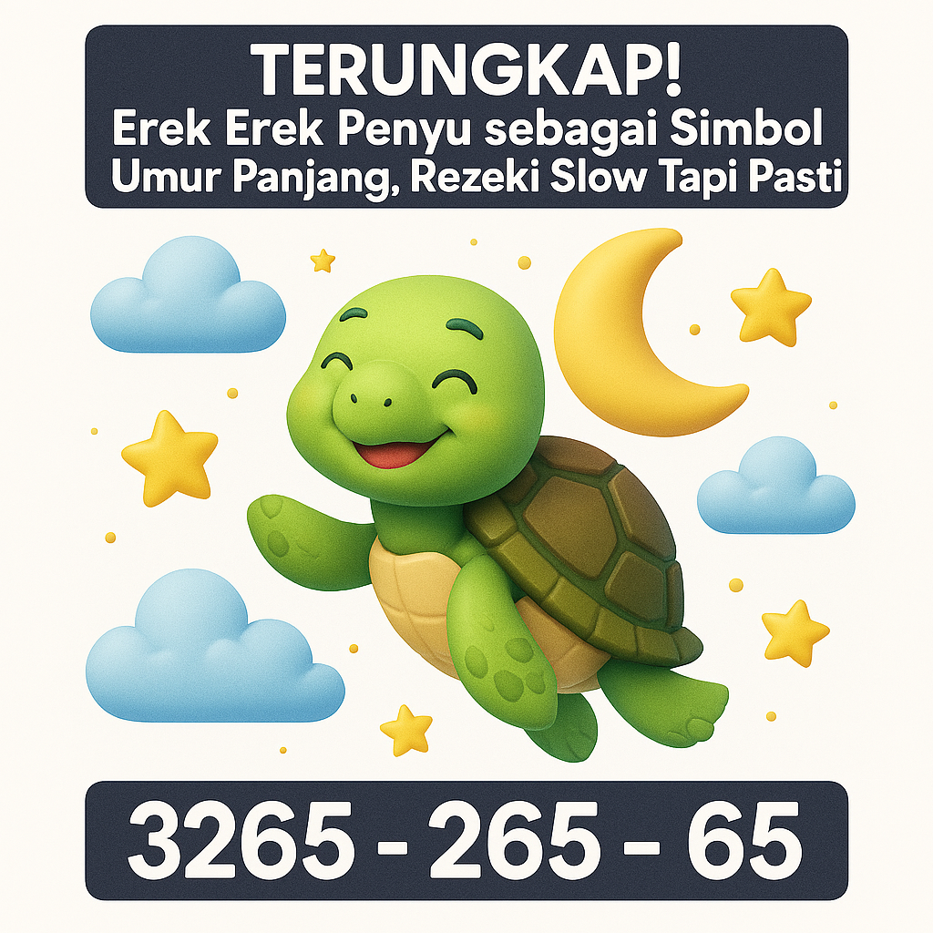 TERUNGKAP! Erek Erek Penyu sebagai Simbol Umur Panjang, Rezeki Slow Tapi Pasti