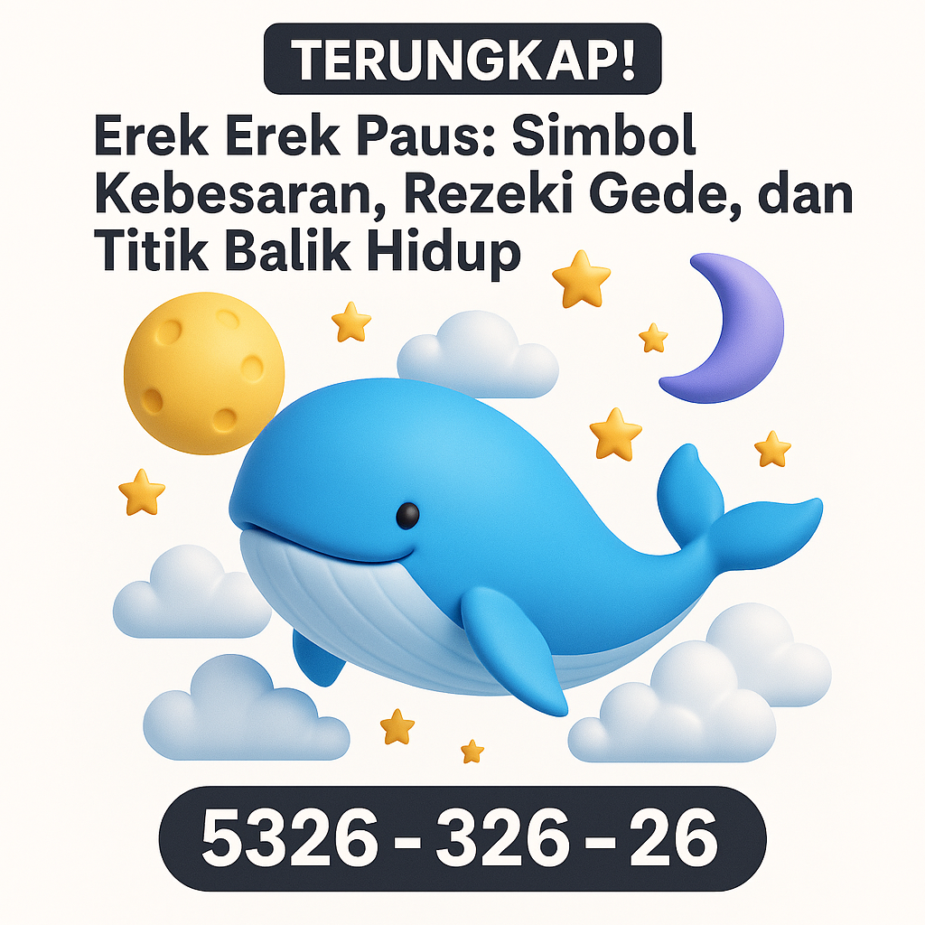 TERUNGKAP! Erek Erek Paus: Simbol Kebesaran, Rezeki Gede, dan Titik Balik Hidup