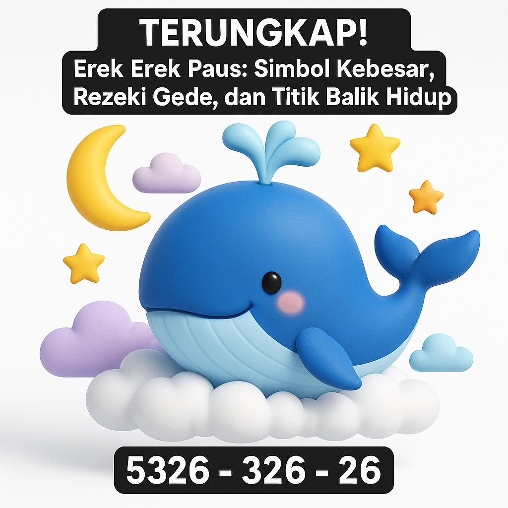 TERUNGKAP! Erek Erek Paus: Simbol Kebesaran, Rezeki Gede, dan Titik Balik Hidup