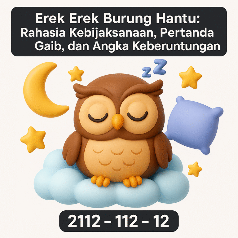 Erek Erek Burung Hantu: Rahasia Kebijaksanaan, Pertanda Gaib, dan Angka Keberuntungan