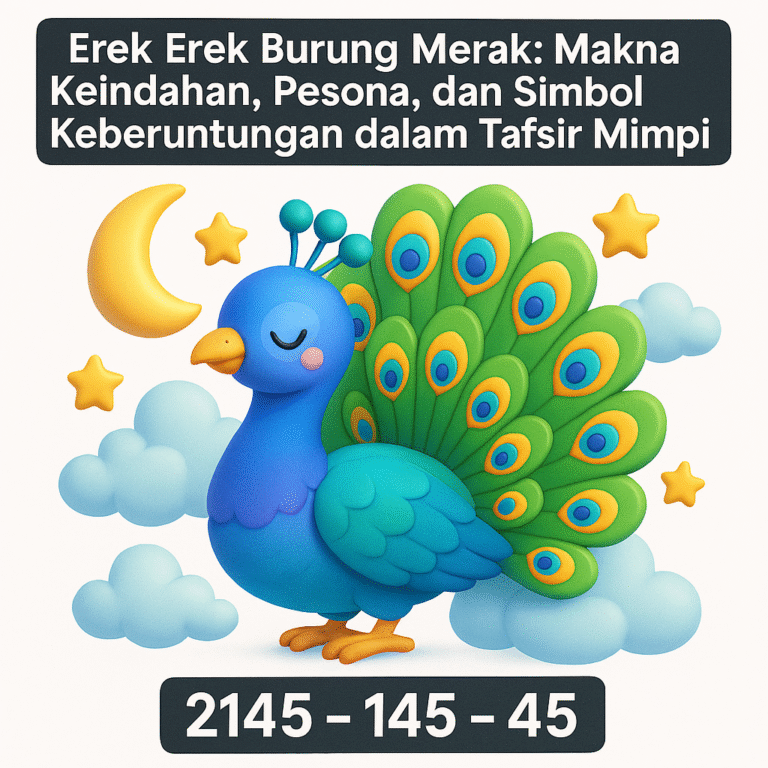 Erek Erek Burung Merak: Makna Keindahan, Pesona, dan Simbol Keberuntungan dalam Tafsir Mimpi