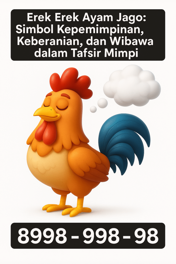 Erek Erek Ayam Jago: Simbol Kepemimpinan, Keberanian, dan Wibawa dalam Tafsir Mimpi