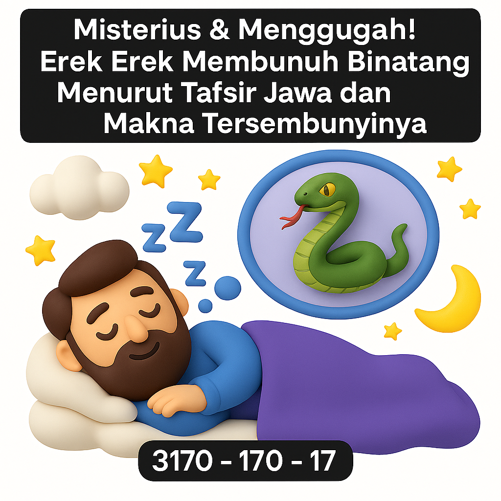 Misterius & Menggugah! Erek Erek Membunuh Binatang Menurut Tafsir Jawa dan Makna Tersembunyinya