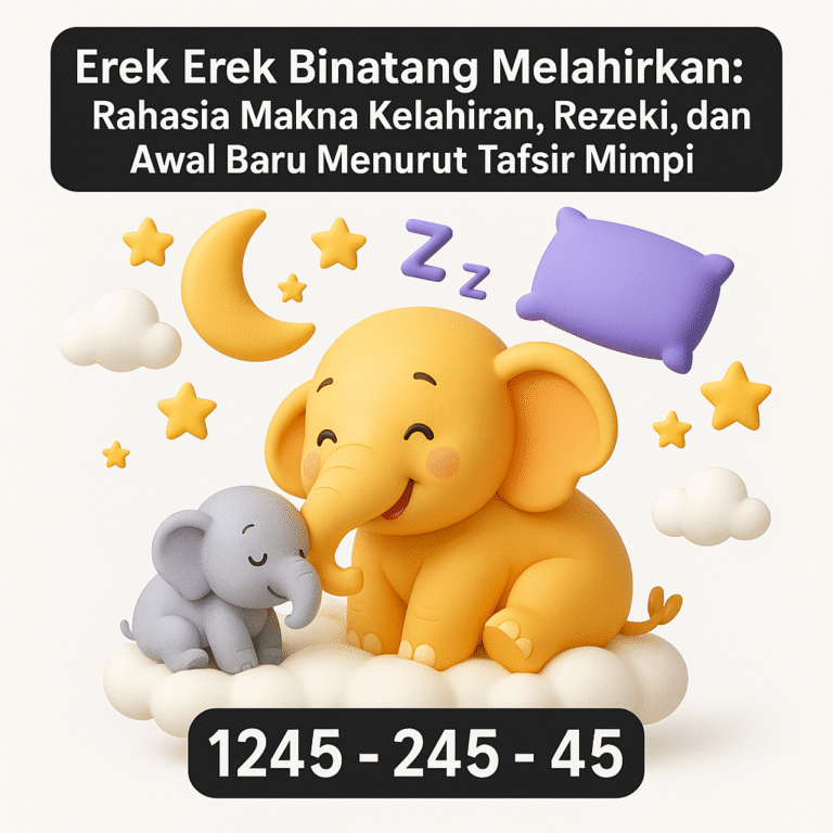 Erek Erek Binatang Melahirkan: Rahasia Makna Kelahiran, Rezeki, dan Awal Baru Menurut Tafsir Mimpi