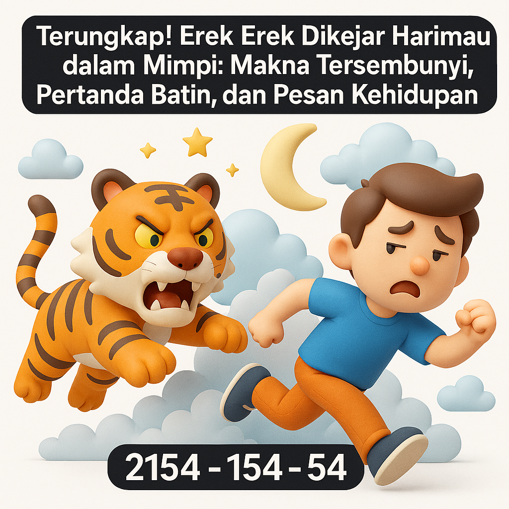 Terungkap! Erek Erek Dikejar Harimau dalam Mimpi: Makna Tersembunyi, Pertanda Batin, dan Pesan Kehidupan