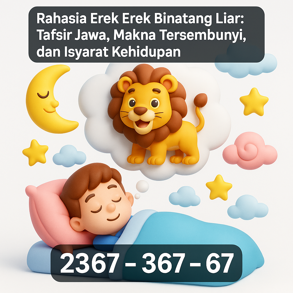 Rahasia Erek Erek Binatang Liar: Tafsir Jawa, Makna Tersembunyi, dan Isyarat Kehidupan