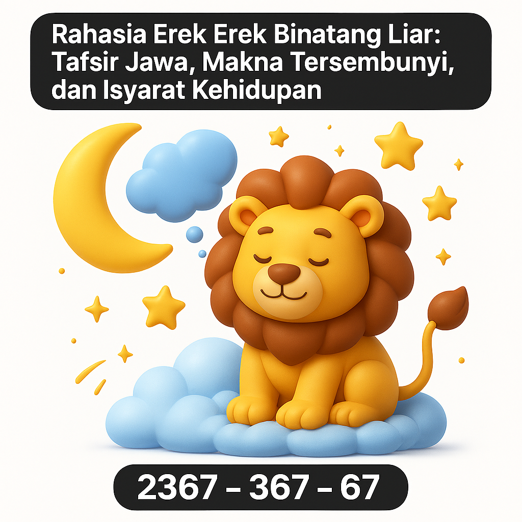 Rahasia Erek Erek Binatang Liar: Tafsir Jawa, Makna Tersembunyi, dan Isyarat Kehidupan