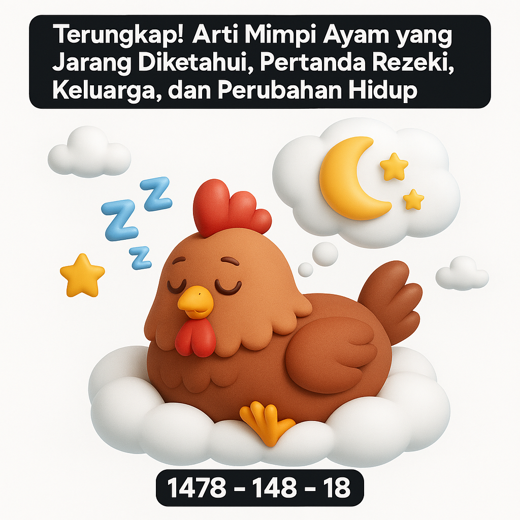 Terungkap! Arti Mimpi Ayam yang Jarang Diketahui, Pertanda Rezeki, Keluarga, dan Perubahan Hidup