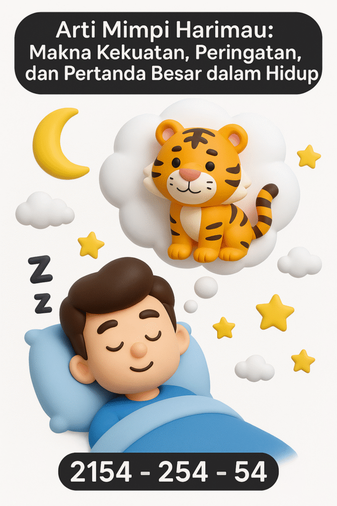 Arti Mimpi Harimau: Makna Kekuatan, Peringatan, dan Pertanda Besar dalam Hidup