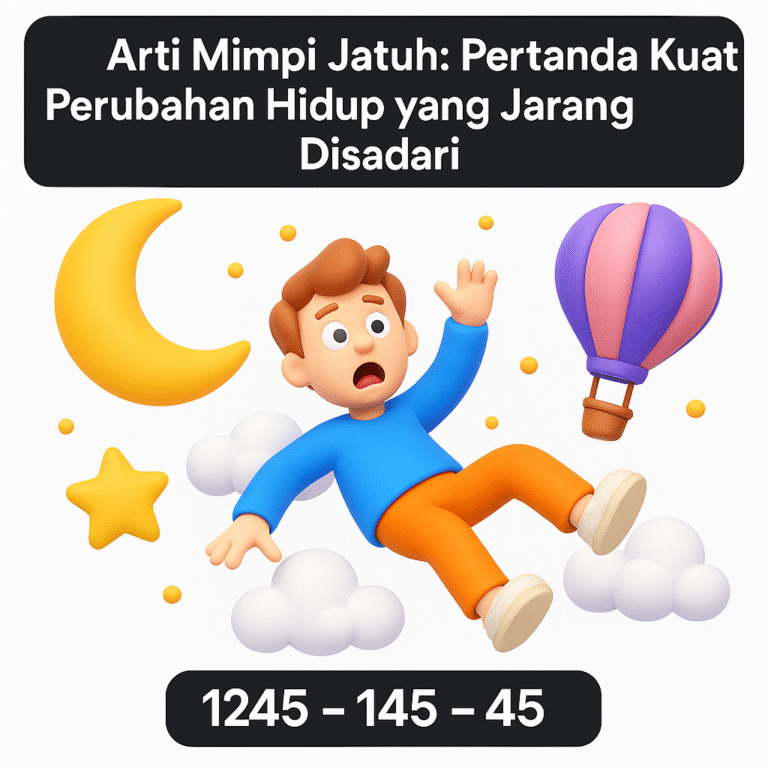 Arti Mimpi Jatuh: Pertanda Kuat Perubahan Hidup yang Jarang Disadari