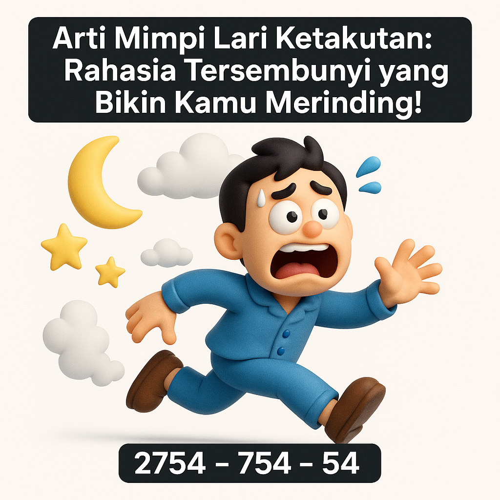 Arti Mimpi Lari Ketakutan: Rahasia Tersembunyi yang Bikin Kamu Merinding!