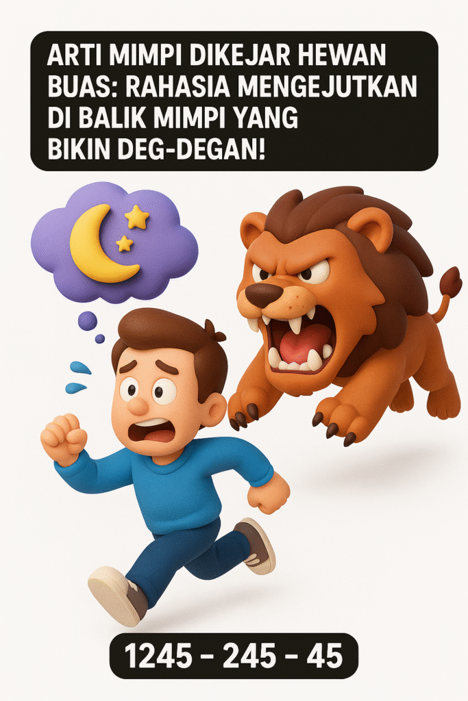 Arti Mimpi Dikejar Hewan Buas: Rahasia Mengejutkan di Balik Mimpi yang Bikin Deg-Degan!