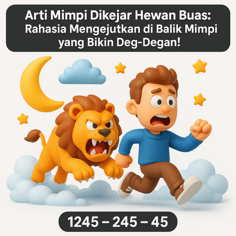 Arti Mimpi Dikejar Hewan Buas: Rahasia Mengejutkan di Balik Mimpi yang Bikin Deg-Degan!