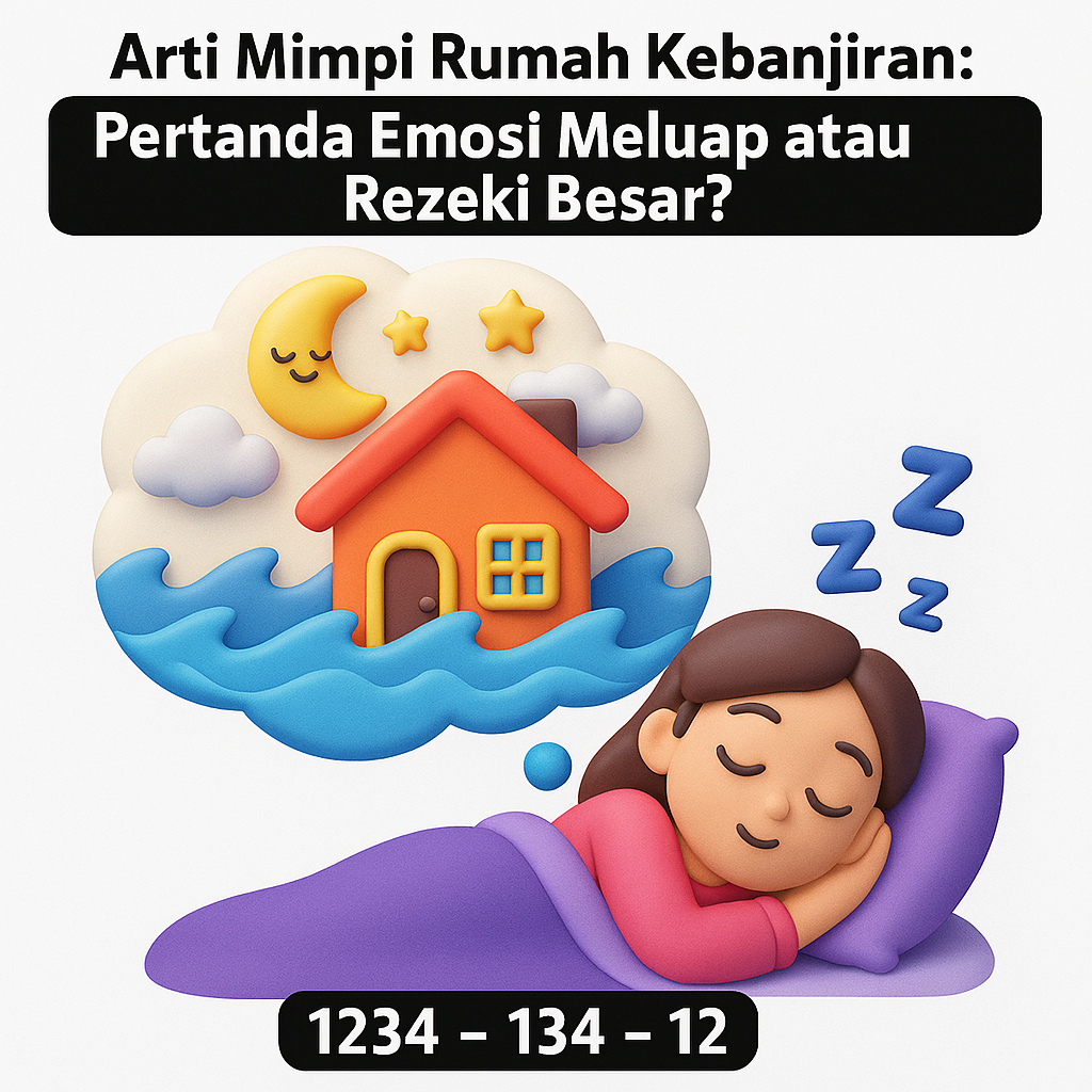 Arti Mimpi Rumah Kebanjiran: Pertanda Emosi Meluap atau Rezeki Besar?