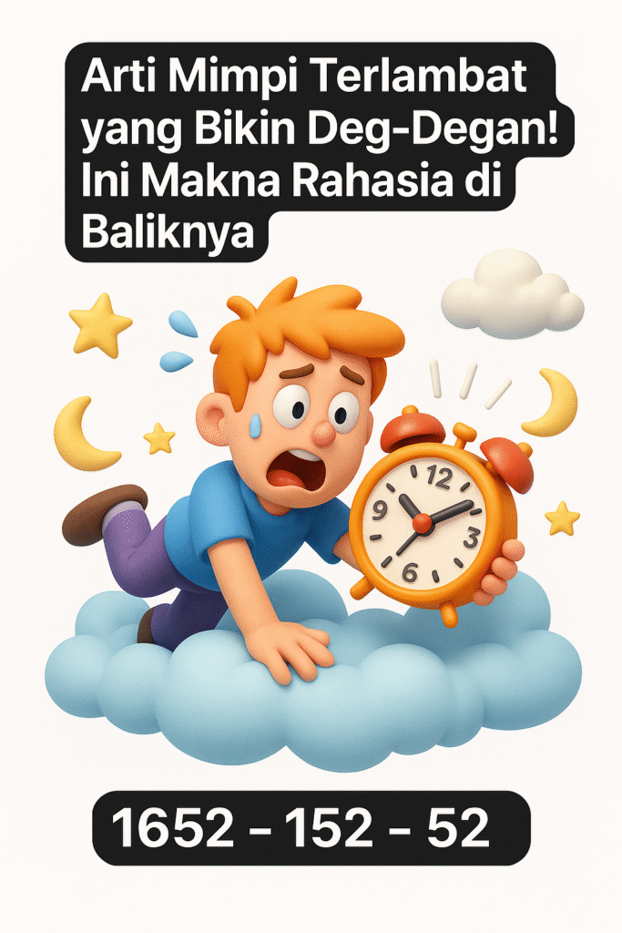 Arti Mimpi Terlambat yang Bikin Deg-Degan! Ini Makna Rahasia di Baliknya