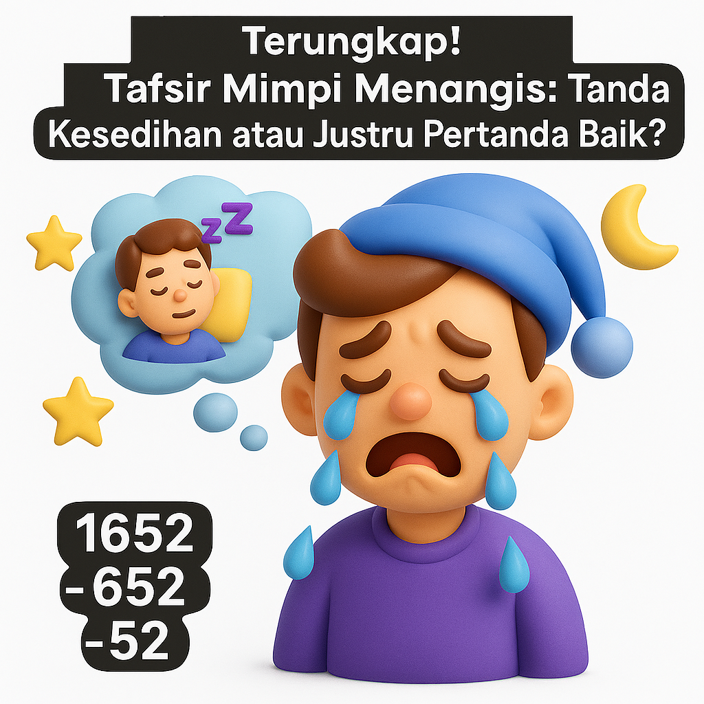 Terungkap! Tafsir Mimpi Menangis: Tanda Kesedihan atau Justru Pertanda Baik?
