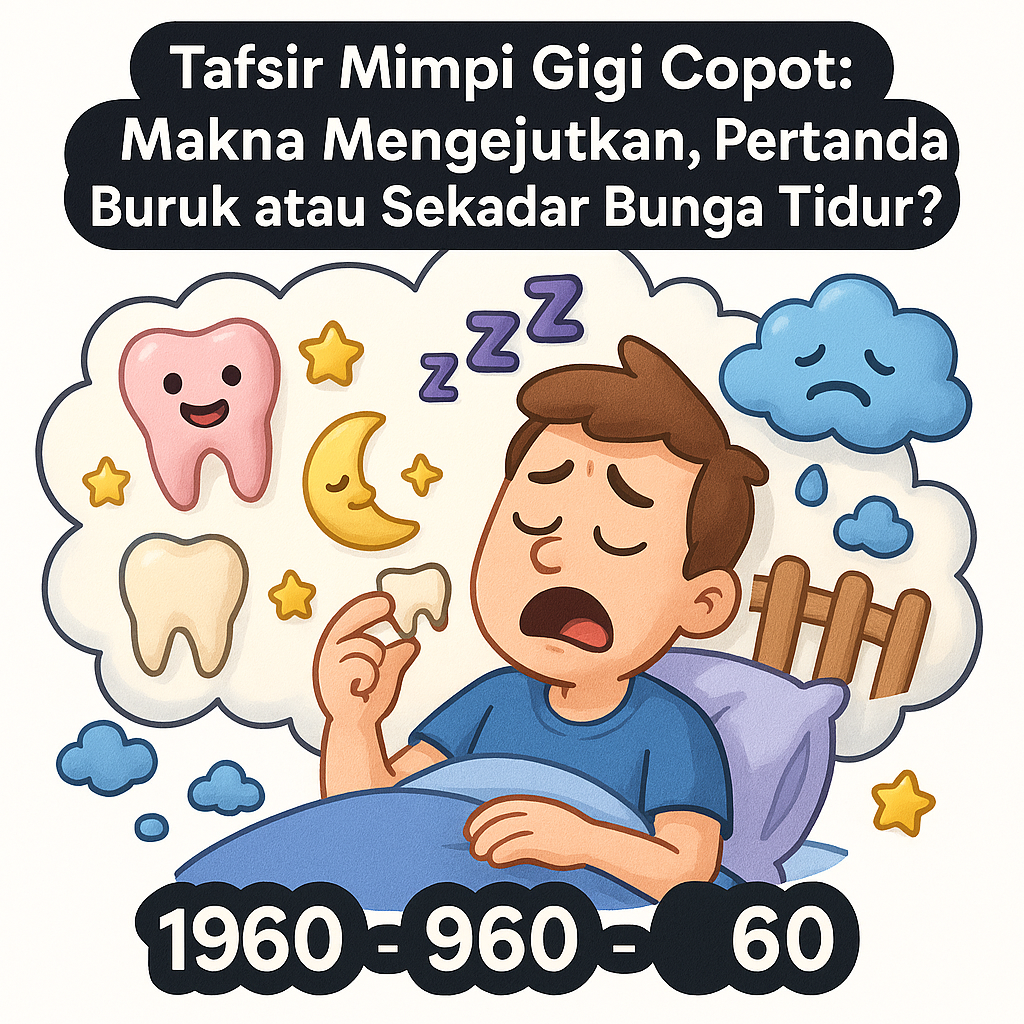 Tafsir Mimpi Gigi Copot: Makna Mengejutkan, Pertanda Buruk atau Sekadar Bunga Tidur?