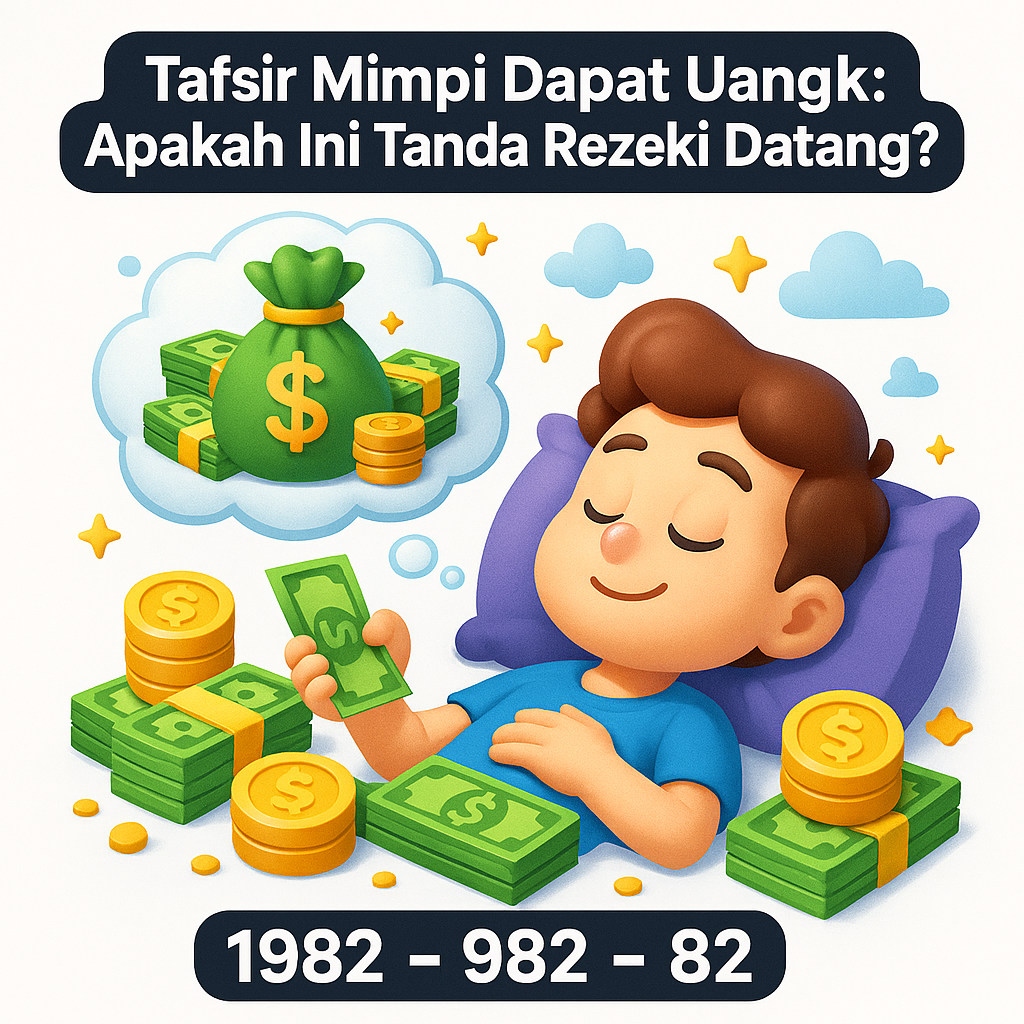 Temukan arti mimpi dapat uang banyak dan apakah ini benar tanda rezeki datang. Panduan tafsir mimpi lengkap beserta kode alam untuk membantu Anda memahami pesan alam bawah sadar.