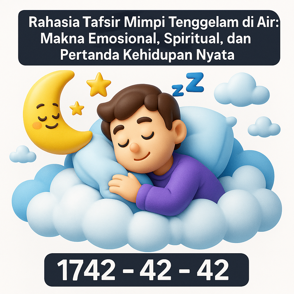 Rahasia Tafsir Mimpi Tenggelam di Air: Makna Emosional, Spiritual, dan Pertanda Kehidupan Nyata