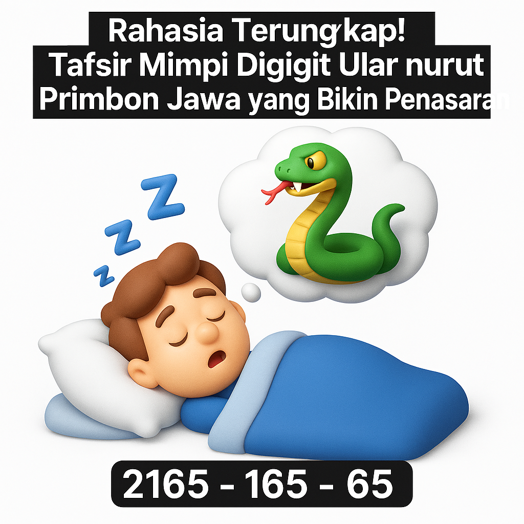 Rahasia Terungkap! Tafsir Mimpi Digigit Ular Menurut Primbon Jawa yang Bikin Penasaran