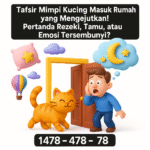 Tafsir Mimpi Kucing Masuk Rumah yang Mengejutkan! Pertanda Rezeki, Tamu, atau Emosi Tersembunyi?