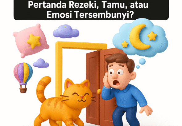 Tafsir Mimpi Kucing Masuk Rumah yang Mengejutkan! Pertanda Rezeki, Tamu, atau Emosi Tersembunyi?