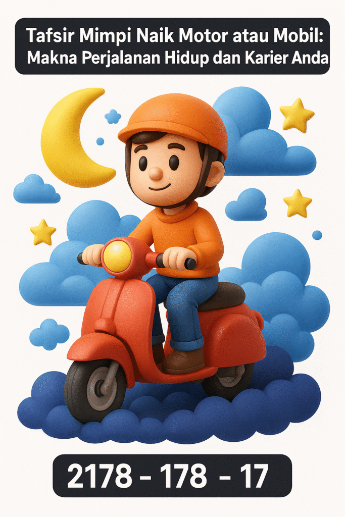 Tafsir Mimpi Naik Motor atau Mobil: Makna Perjalanan Hidup dan Karier Anda