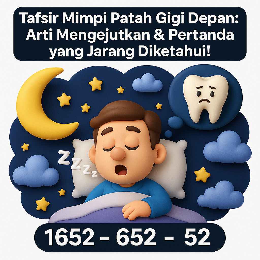 Tafsir Mimpi Patah Gigi Depan: Arti Mengejutkan & Pertanda yang Jarang Diketahui!