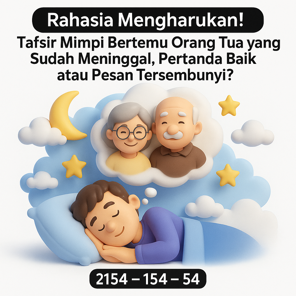 Rahasia Mengharukan! Tafsir Mimpi Bertemu Orang Tua yang Sudah Meninggal, Pertanda Baik atau Pesan Tersembunyi?