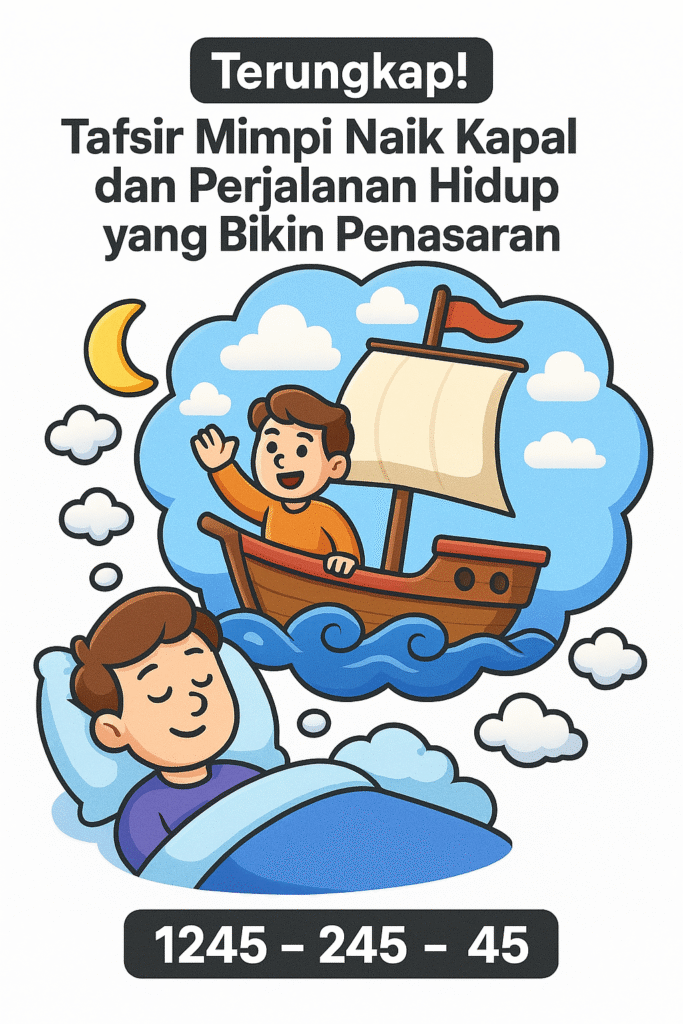 Terungkap! Tafsir Mimpi Naik Kapal dan Perjalanan Hidup yang Bikin Penasaran