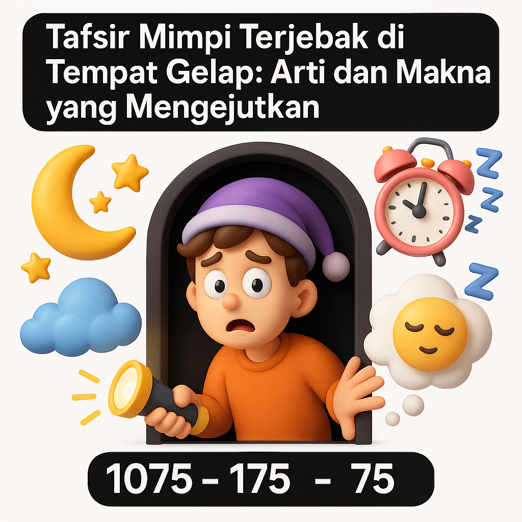 Tafsir Mimpi Terjebak di Tempat Gelap: Arti dan Makna yang Mengejutkan