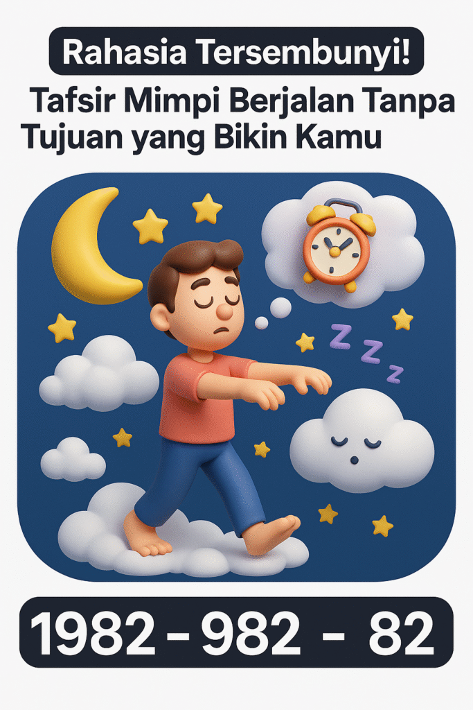 Rahasia Tersembunyi! Tafsir Mimpi Berjalan Tanpa Tujuan yang Bikin Kamu Tersadar